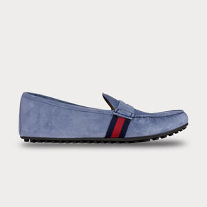 Gucci Suede Web Driver Loafer - Men’s 13